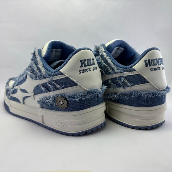 KILL WINNER  “Noah’s Ark Denim Shattered Meteor” Shoes Men’s Size 7.5 - Picture 10 of 12